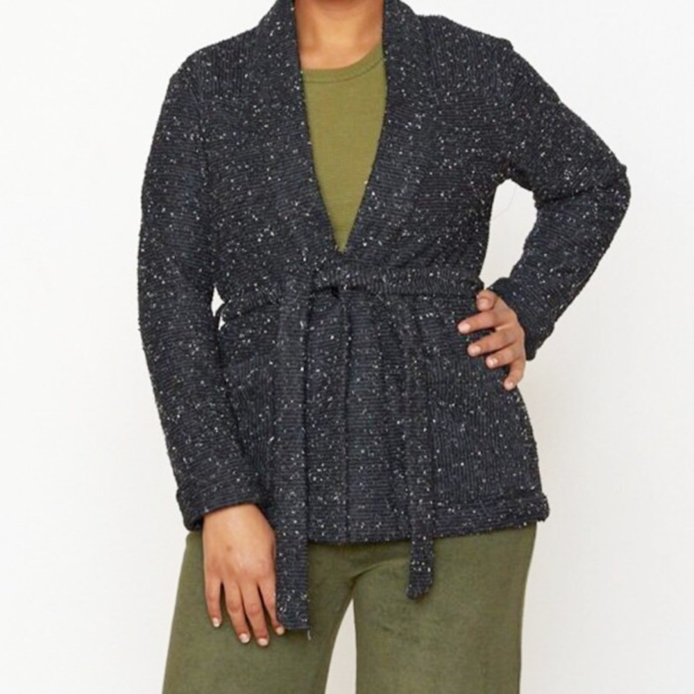 North of West Pebble sweater cardigan coat